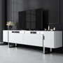 Hanah Home Soporte para TV Blanco y Plata
